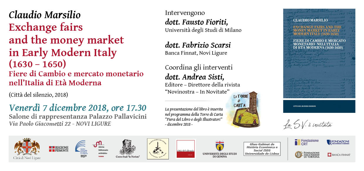 Presentazione: "Fiere di Cambio e mercato monetario nell'Italia di Età Moderna"