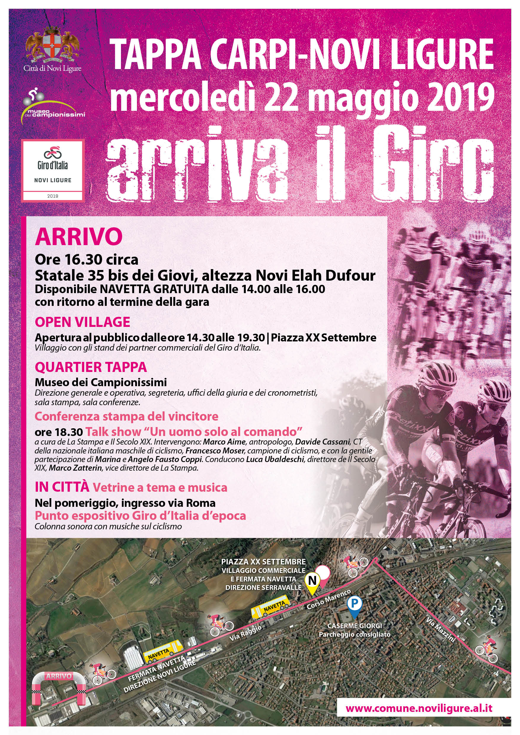 Giro d'Italia arrivo tappa Carpi-Novi Ligure