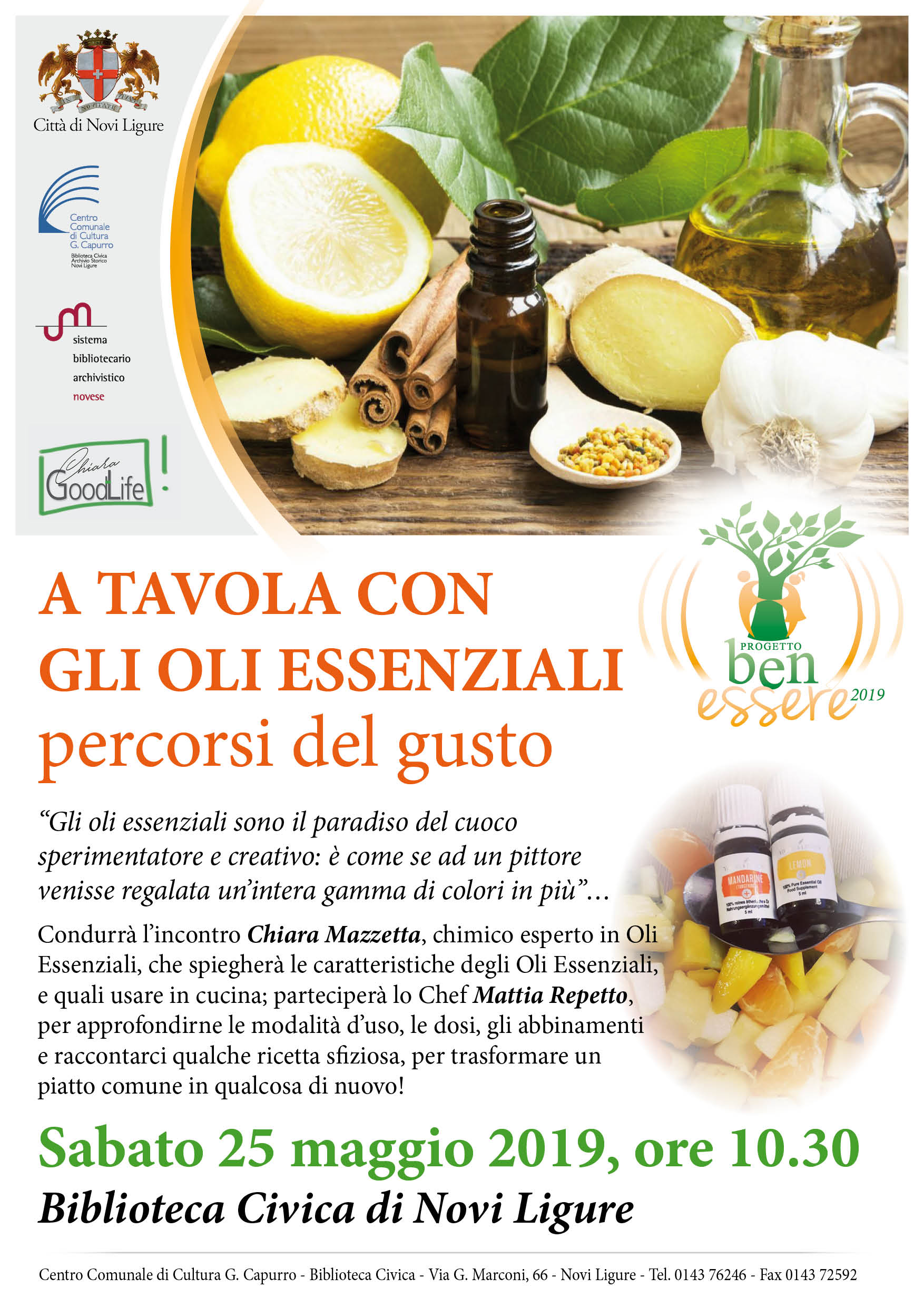 A tavola con gli oli essenziali